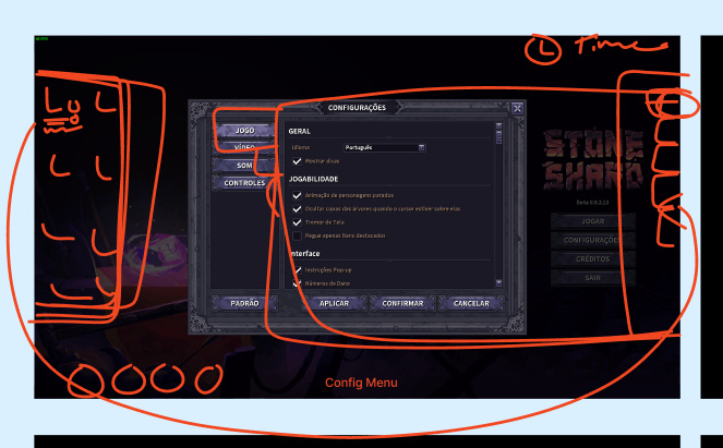 UI Settings Mockup
