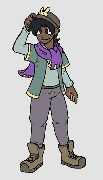 Masc Keeper Protag [Alt 2]- Design by Yuri Kondo, Art by me